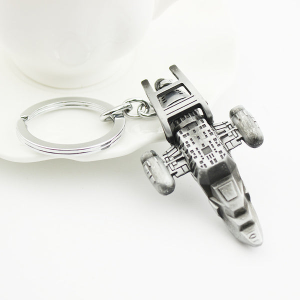 Star Wars Fighter Antique Silver Metal Keychain