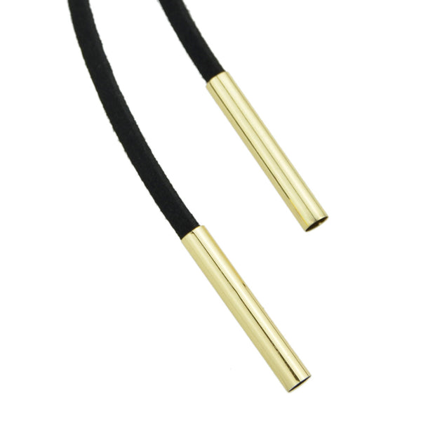 Black PU Leather Chain Necklace