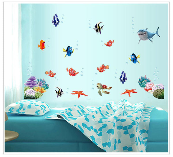 Fish Seabed Wall Sticker