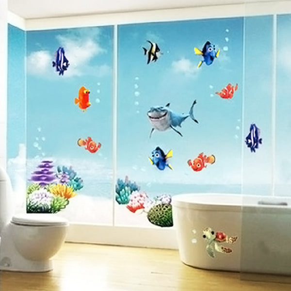 Fish Seabed Wall Sticker