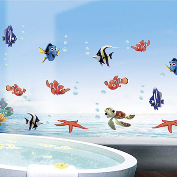 Fish Seabed Wall Sticker