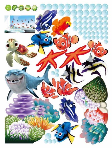Fish Seabed Wall Sticker