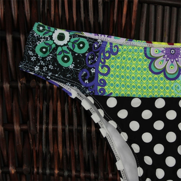 New Floral Tie Die Bikini Women Swimwear