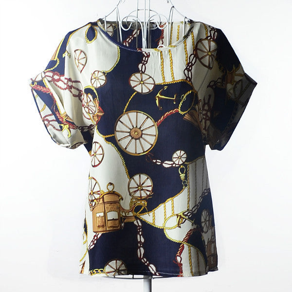 Print Chiffon Shirt