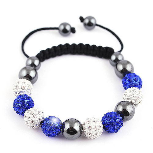 Shamballa Sparkly Glam Bracelet (Various Colors)