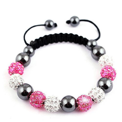 Shamballa Sparkly Glam Bracelet (Various Colors)