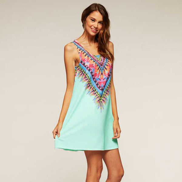 Sleeveless Chiffon Dresse