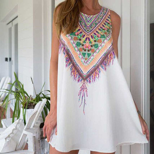 Sleeveless Chiffon Dresse