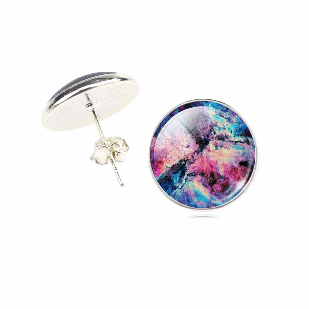Galaxy Cabochon Earrings