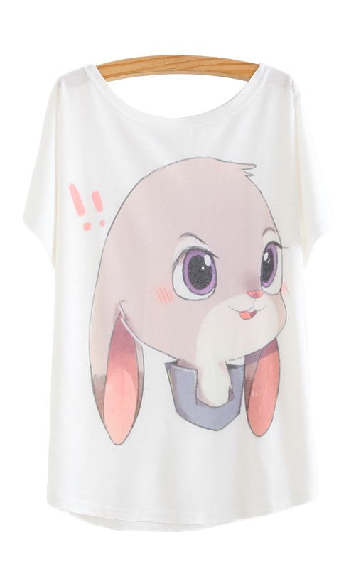 WAIBO BEAR Zootopia 2016 Brand New White T-shirt
