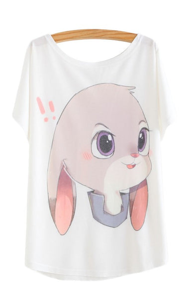 WAIBO BEAR Zootopia 2016 Brand New White T-shirt
