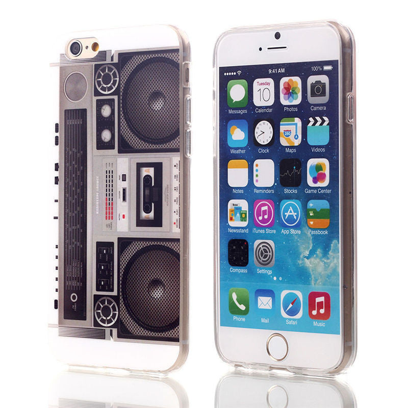 Music System TPU Case For Apple iPhone 6 6S