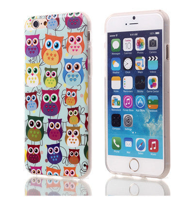 Owl Soft TPU Case For Apple iPhone 6 6S (Multi)