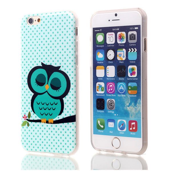 Owl StyleSoft TPU Case For Apple iPhone 6 6S (mint)