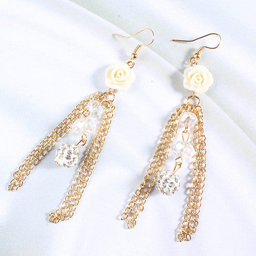 Roses & Tassels Earrings