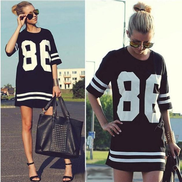 Black Casual Dress Sport Straight Dress