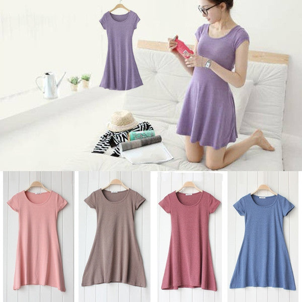 Nuove donne di cotone morbido girocollo