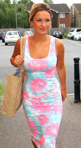 Mulheres verão rosa Dingtoll gostavam