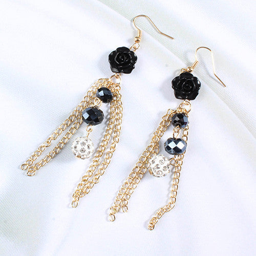 Roses & Tassels Earrings