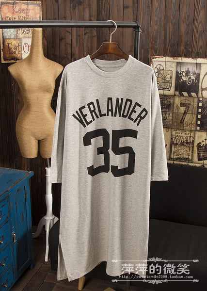 Sweatshirt dress long design t-shirt