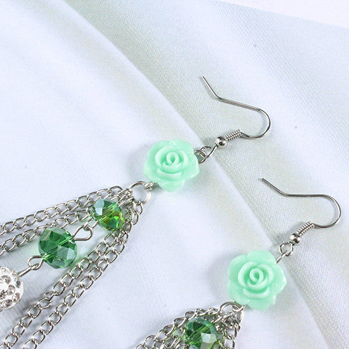 Roses & Tassels Earrings