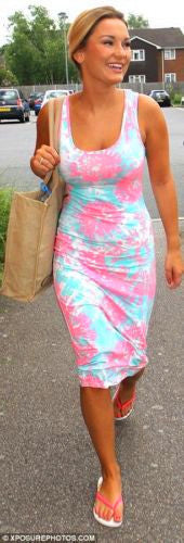 Mulheres verão rosa Dingtoll gostavam