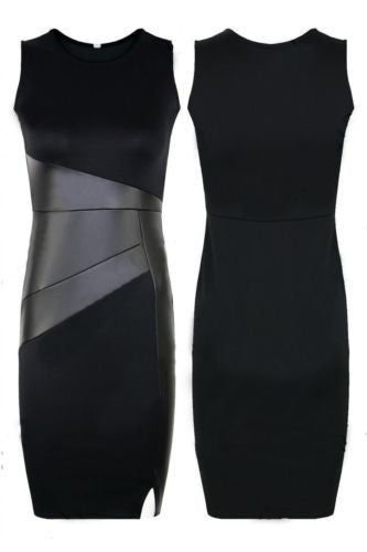 Ladies pretotrabalho Bodycon vestido