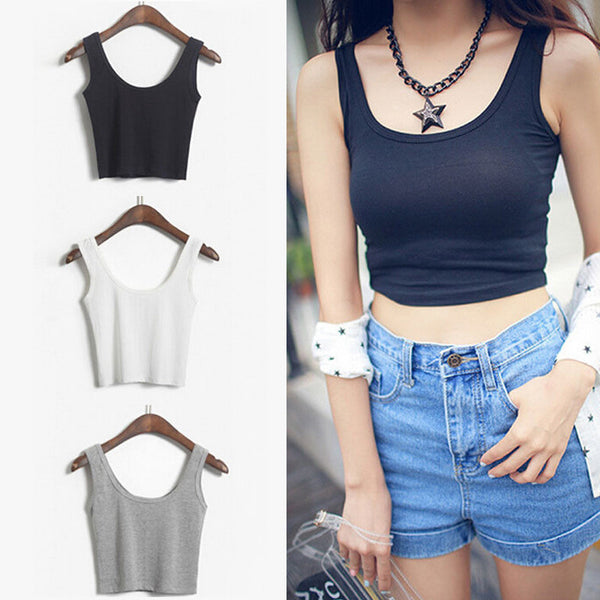 Sexy Model Crop Top Cropped Vintage Tops Tank