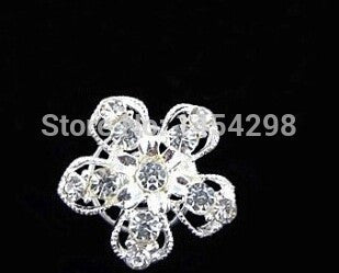 Princess Snowflake Rhinestone Hair Clips