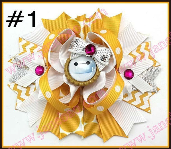 4.5"  Inspired Boutique Layered Hair Bow (50pcs/lot)