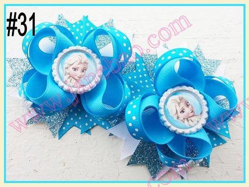 4.5"  Inspired Boutique Layered Hair Bow (50pcs/lot)