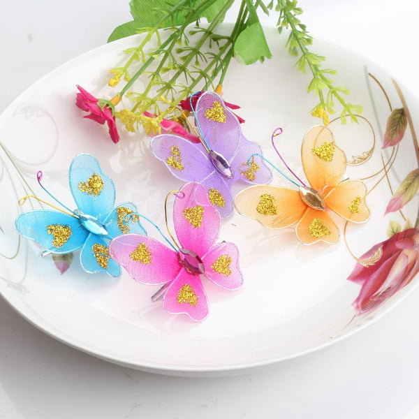 Chiffon Butterfly Baby Hairpins