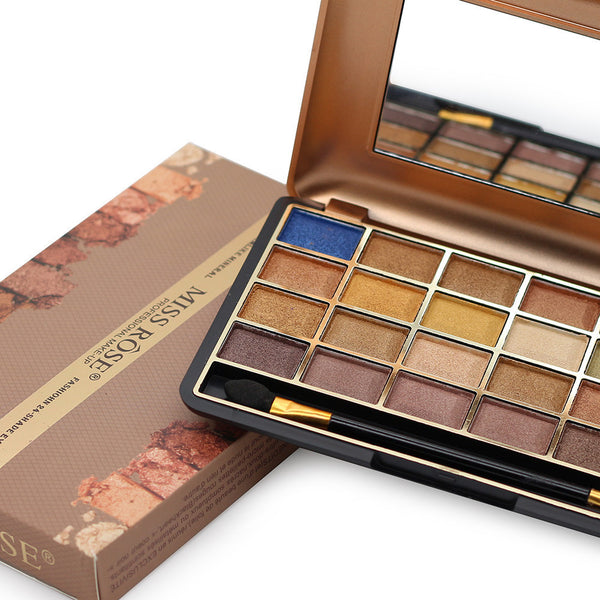Miss Rose Shimmer Eyeshadow Palette (24 colors )