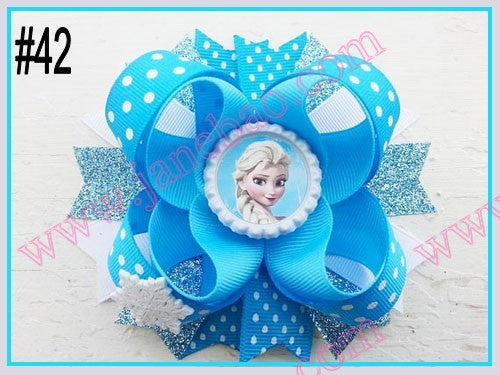 4.5"  Inspired Boutique Layered Hair Bow (50pcs/lot)