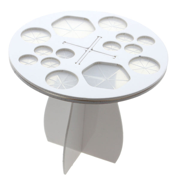 Acrylic Makeup Foundation Cosmetic Tree Dry Brushes Rack Holder Stand Hang Tools