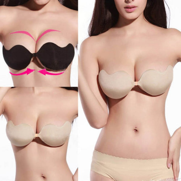 Self-Adhesive Silicone Seamless Strapless Invisible Bra