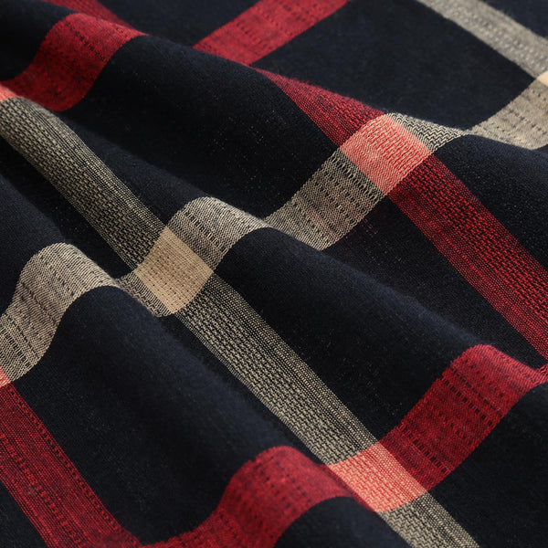 Spring Women Plaid Blouse Vintage