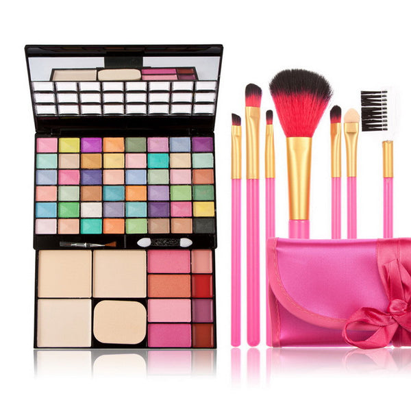 New Arrivals 48 Color Makeup Palette + 7 PCS Makeup Brush ST1