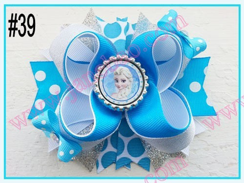 4.5"  Inspired Boutique Layered Hair Bow (50pcs/lot)