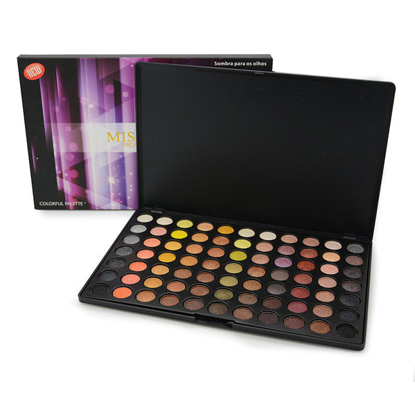 MISS ROSE Professional  77 Color High Gloss Eyeshadow Palette
