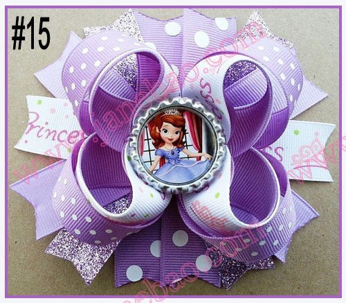 4.5"  Inspired Boutique Layered Hair Bow (50pcs/lot)