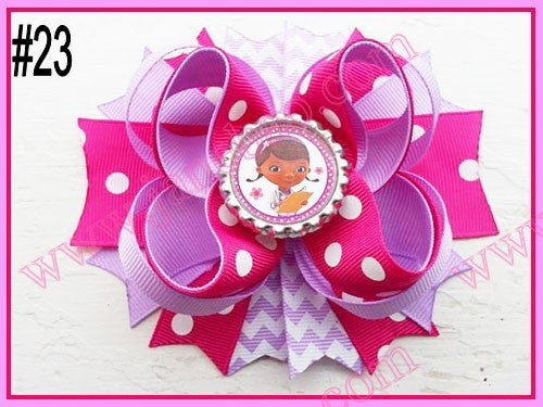 4.5"  Inspired Boutique Layered Hair Bow (50pcs/lot)