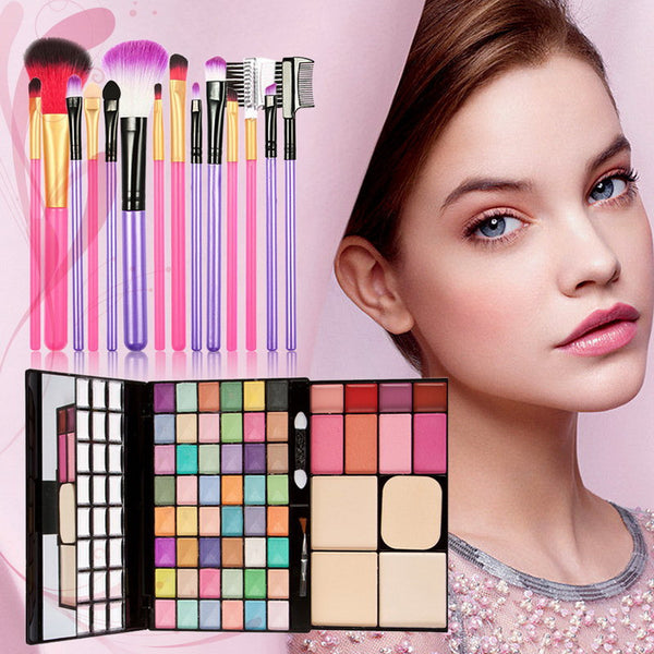New Arrivals 48 Color Makeup Palette + 7 PCS Makeup Brush ST1