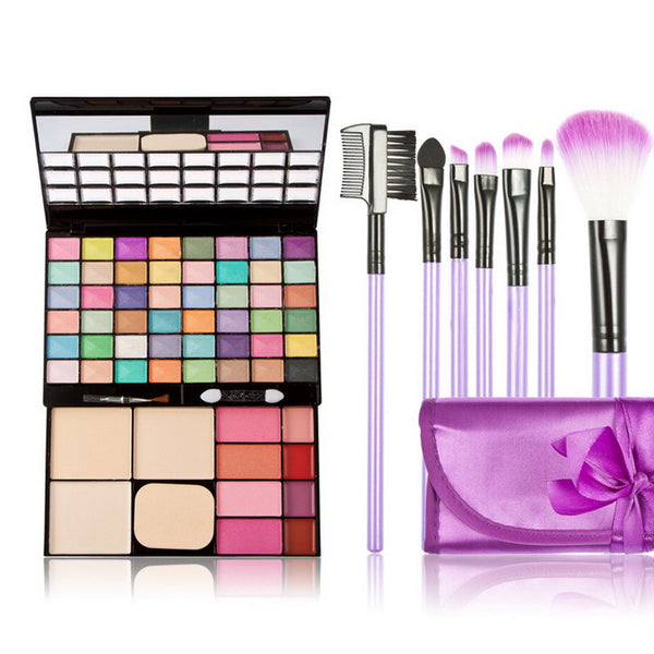 New Arrivals 48 Color Makeup Palette + 7 PCS Makeup Brush ST1
