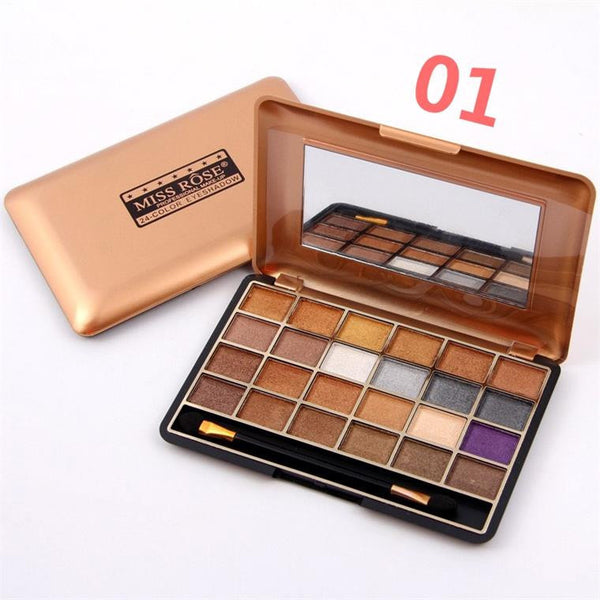 Miss Rose Shimmer Eyeshadow Palette (24 colors )