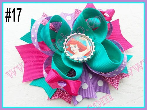 4.5"  Inspired Boutique Layered Hair Bow (50pcs/lot)