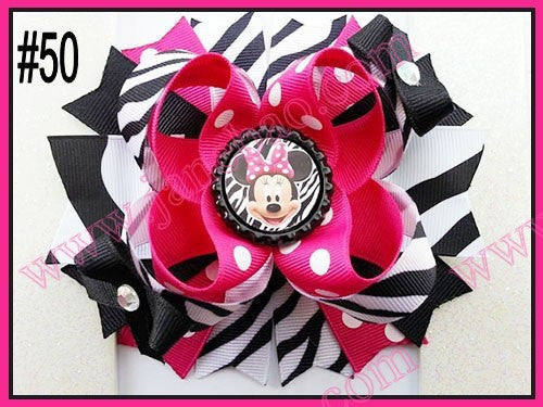 4.5"  Inspired Boutique Layered Hair Bow (50pcs/lot)