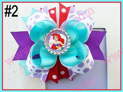 4.5"  Inspired Boutique Layered Hair Bow (50pcs/lot)