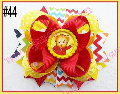 4.5"  Inspired Boutique Layered Hair Bow (50pcs/lot)