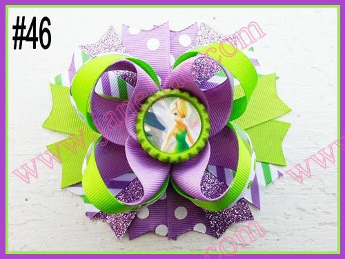 4.5"  Inspired Boutique Layered Hair Bow (50pcs/lot)